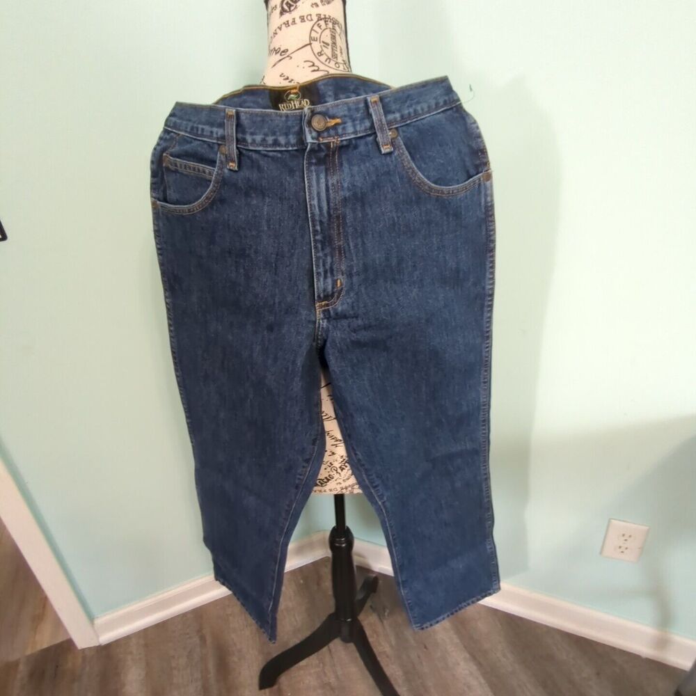 RedHead Red Head Mens 34x30 Classic Fit Medium Wash Blue Jeans 34 30 new with ta